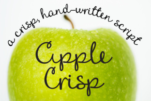 Apple Crisp: A Hand-Crafted Script Font With Character