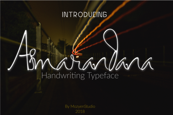 Asmarandana: A Handwritten Script That Brings Warmth to Every Word