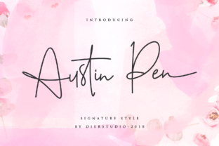 Austin Pen: Elegant Handwritten Script