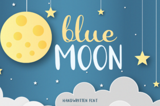 Blue Moon: A Fresh Handmade Script for Branding and Decorating Projects