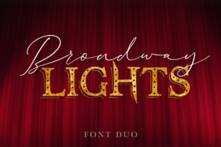 Broadway Lights Duo: A Timeless Typography Pairing