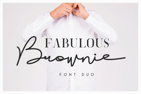 Brownie Duo: A Balanced Script and Serif Font Pairing