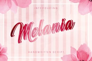 Melania: A Bold Handwritten Script That Commands Attention and Shapes Perception