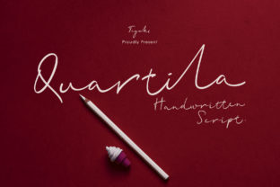 Quartila: The Elegant Handwritten Script for Luxe Designs