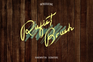 Rufist: A Handwritten Brush Script That Refines Your Creative Process