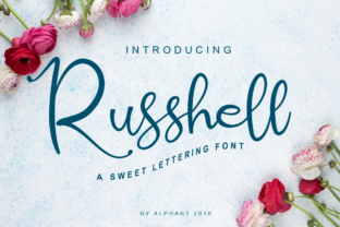 Russhell: A Sweet Handwritten Script That Feels Like a Personal Note