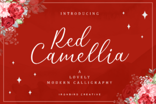 The Art of Red Camellia: How This Modern Calligraphy Script Transforms Design