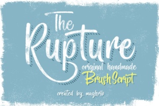 The Rupture: A Hand-Painted Brush Script That Keeps Its Promise