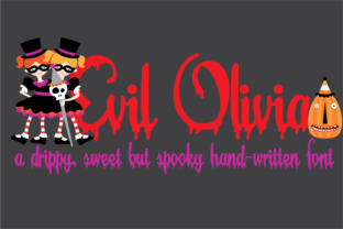 Unmasking Evil Olivia: The Alluring Hand-Written Script Drenched in Playful Wickedness